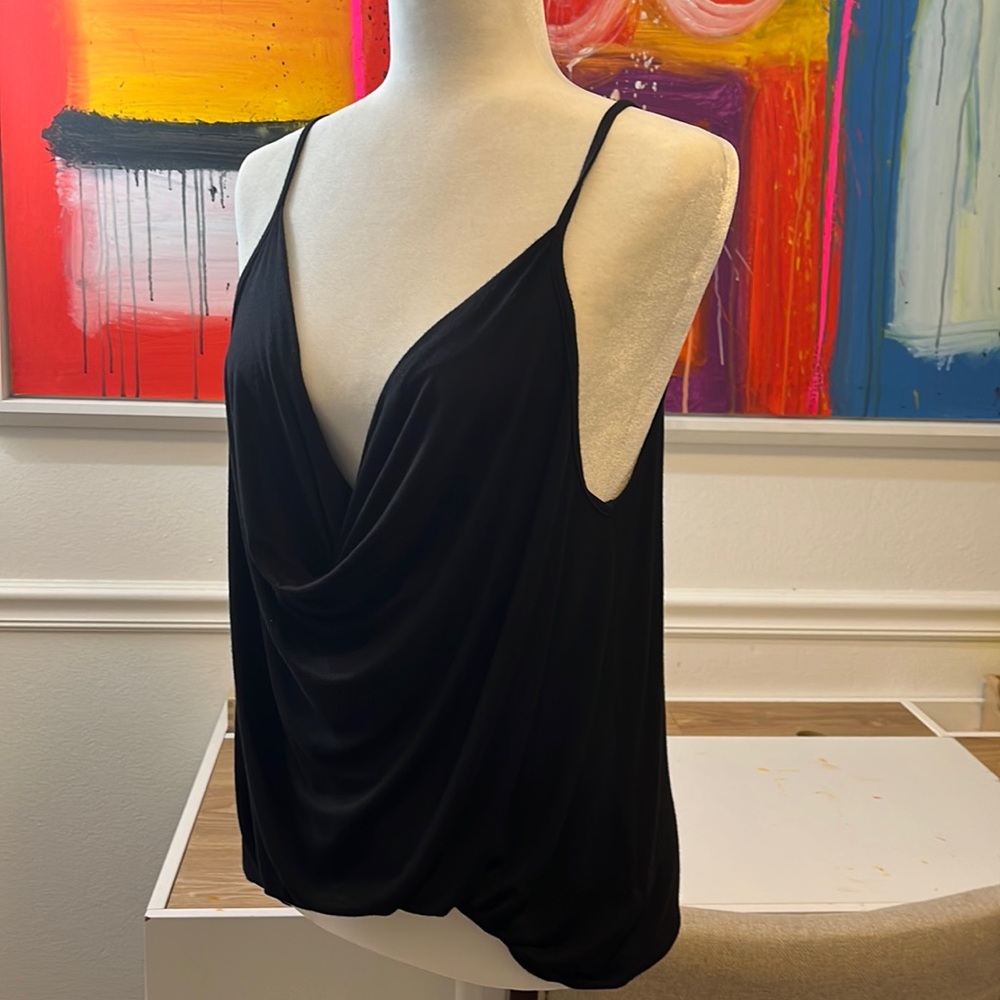 Low cut VNeck blouse